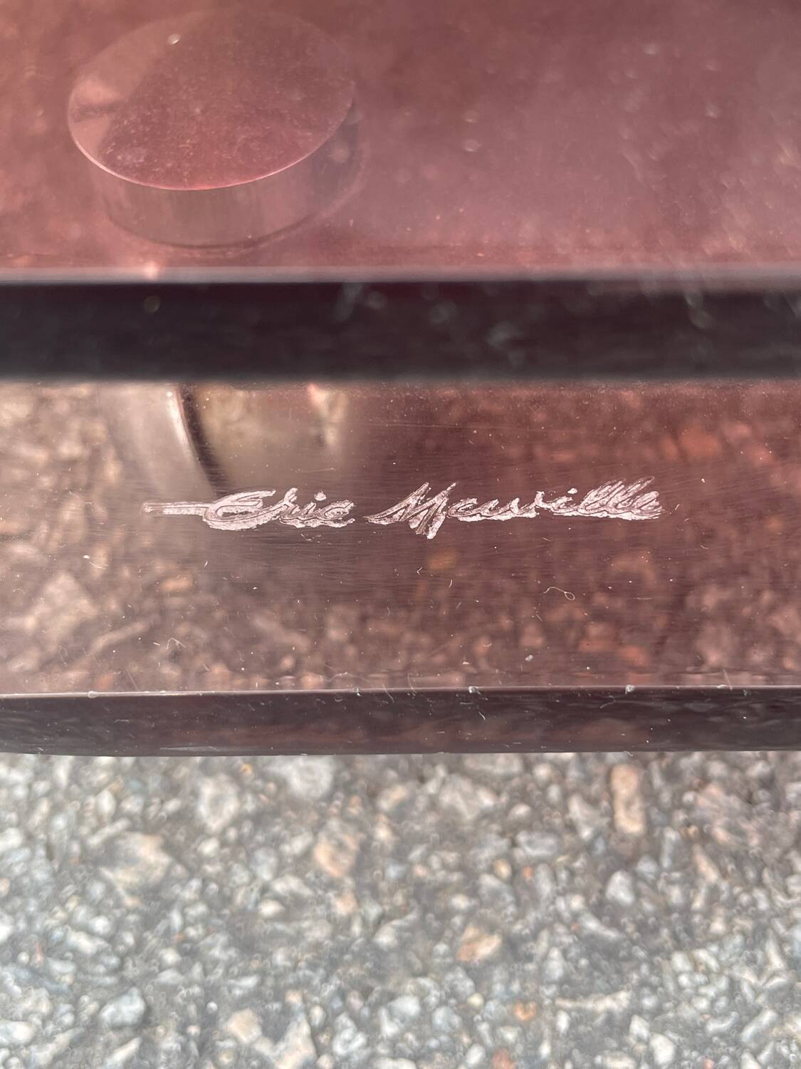 Smoked Plexiglass furniture by Éric Maville