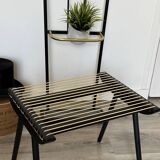 Vintage black Georges Tigien stool