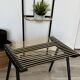 Vintage black Georges Tigien stool