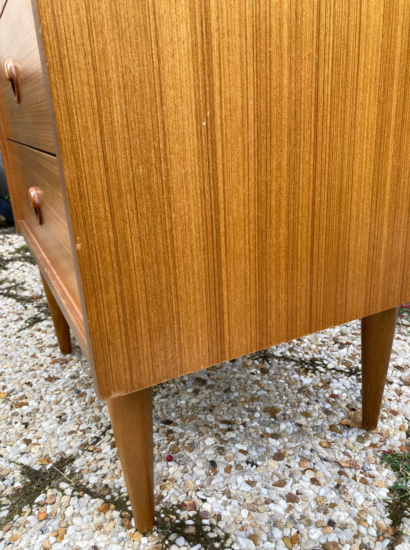Vintage rag chest of drawers from the 60s