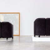 Eugenio Gerli two lounge chair from the 142 Tecno 1960 series