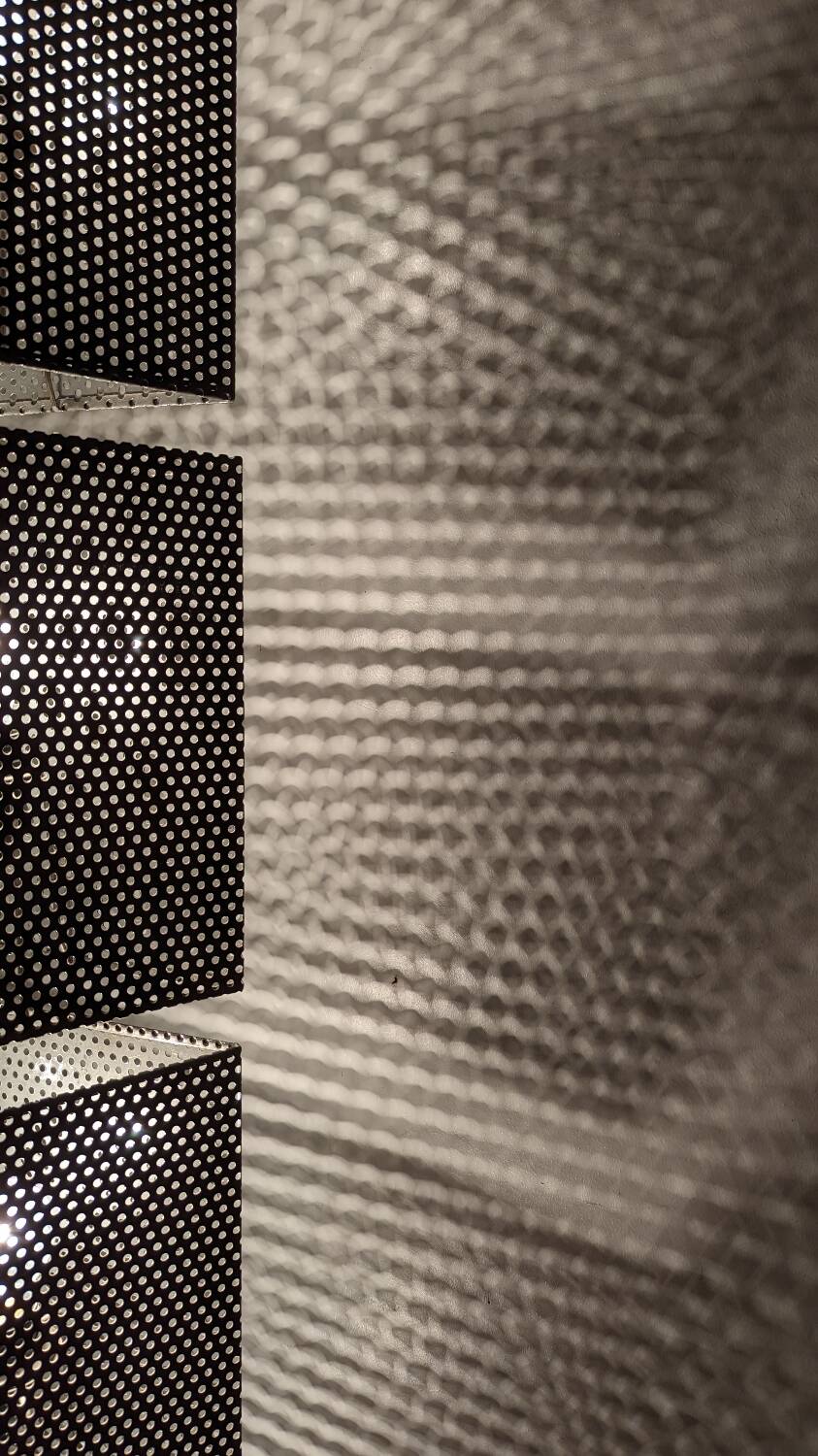 2 post-modern 80s totem lampposts