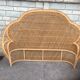 Vintage rattan headboard from the 1970s