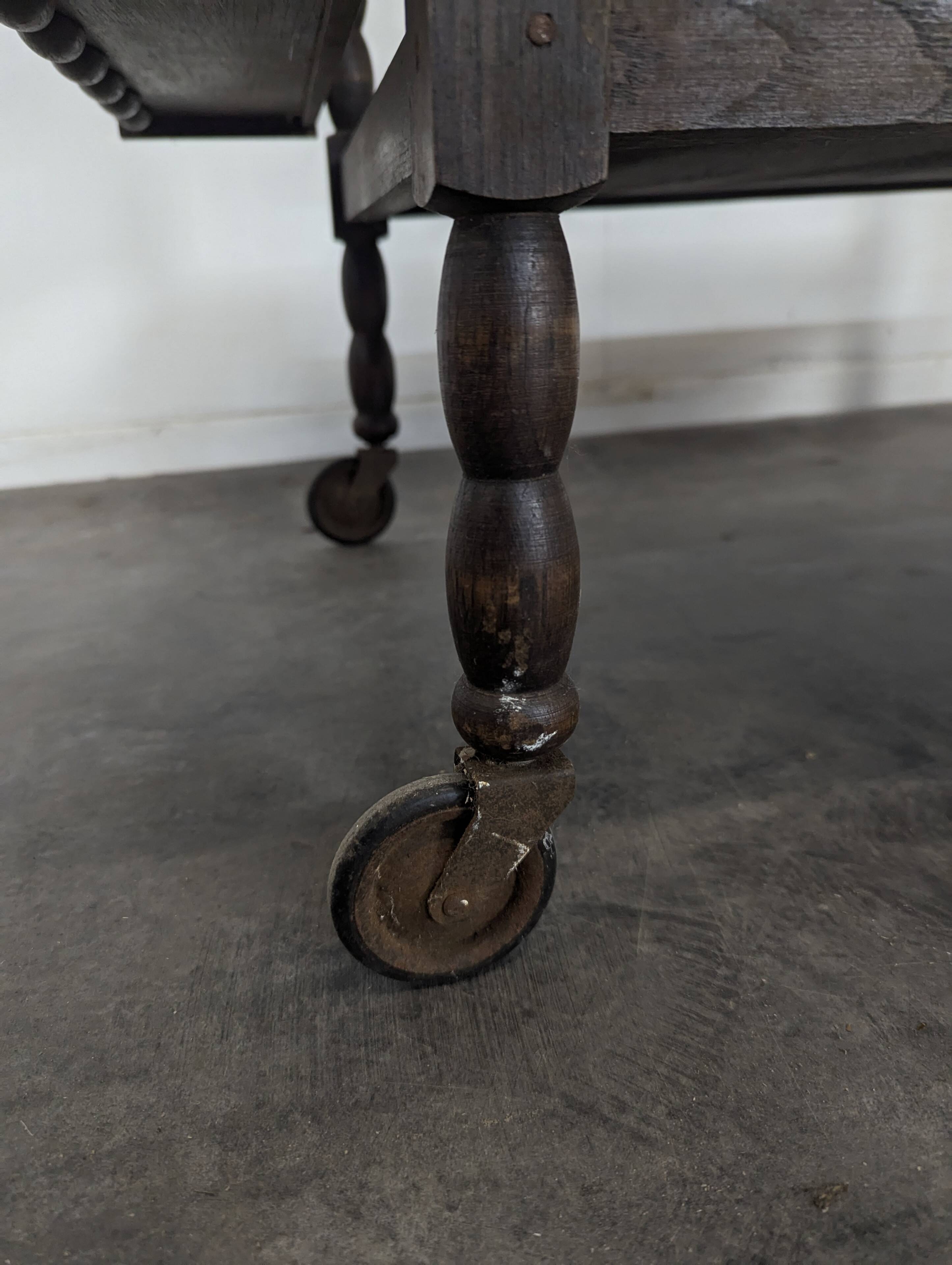 Brutalist oak sideboard