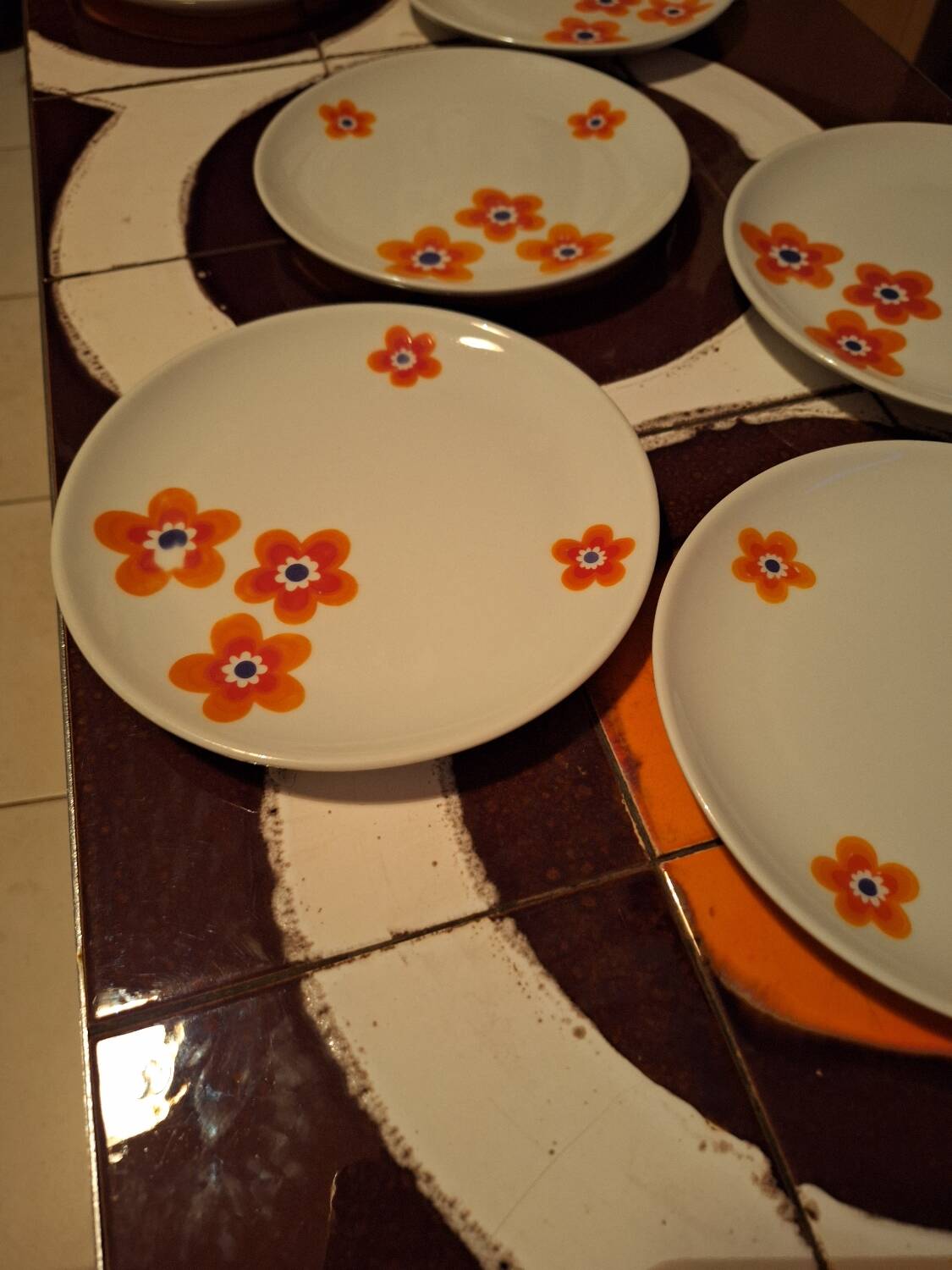 Dessert plates from Chauvigny 1970