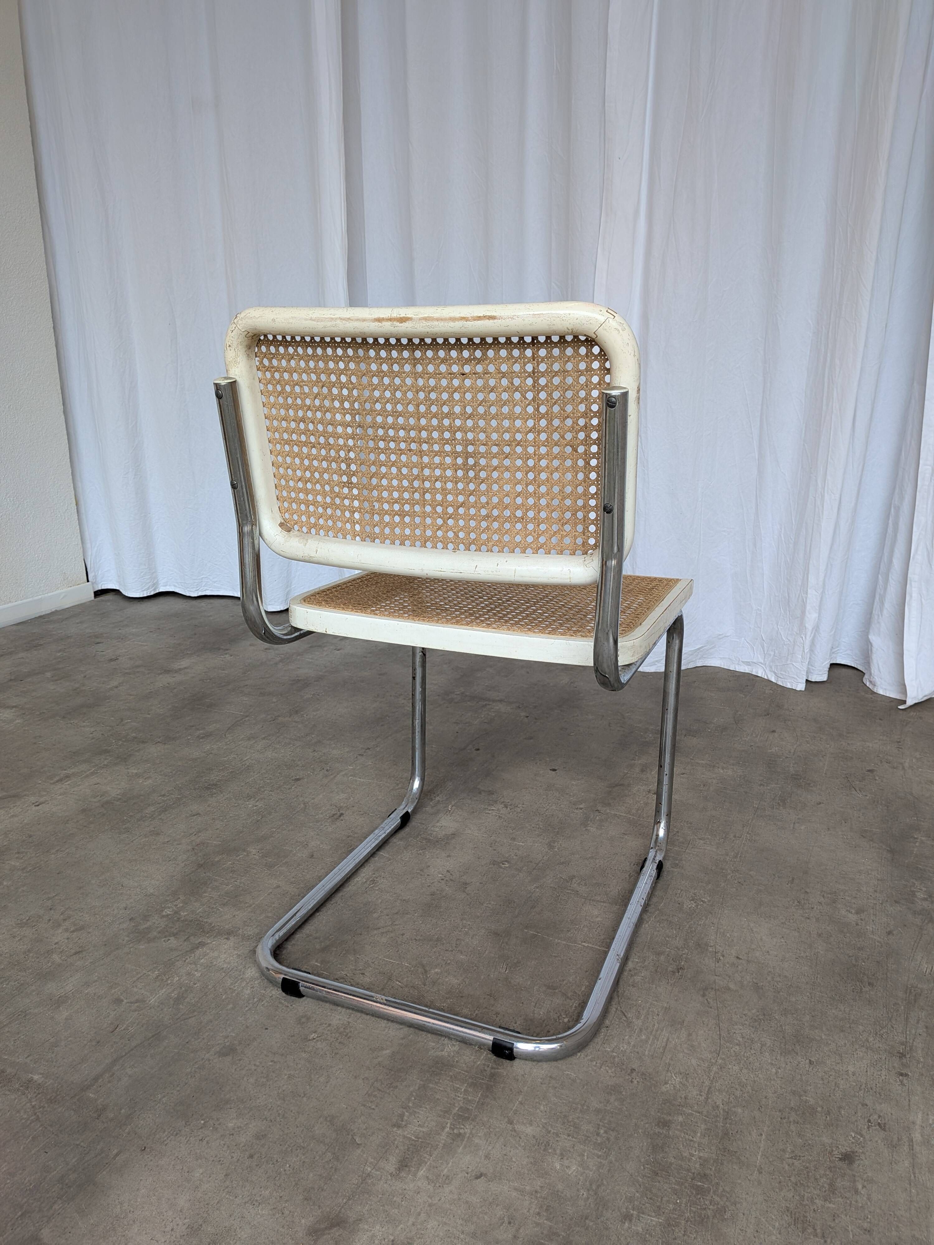Set of 4 Mix & Match Dining Chairs with Cane Seat / Mid-Century Dining Furn