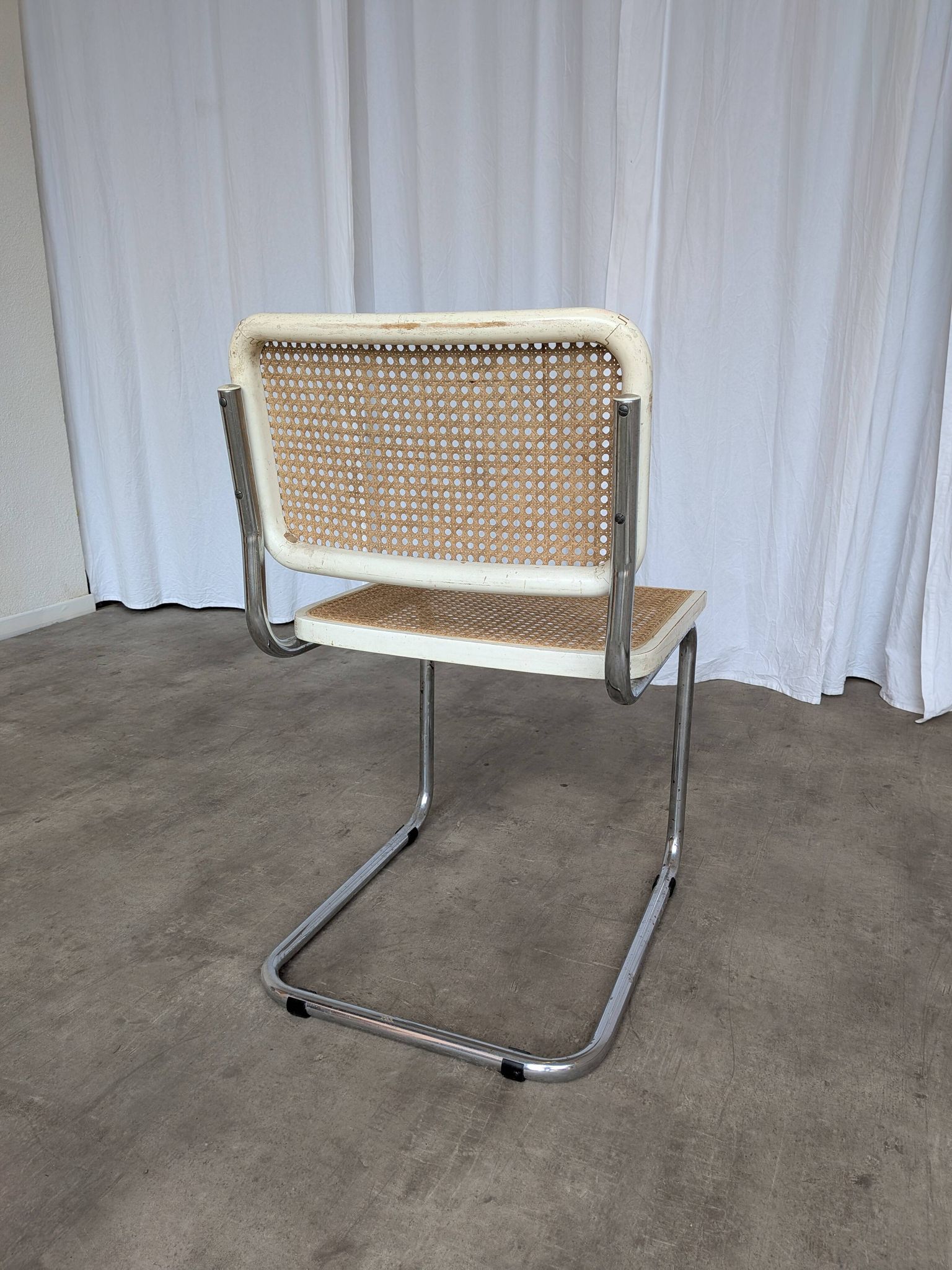 Set of 4 Mix & Match Dining Chairs with Cane Seat / Mid-Century Dining Furn
