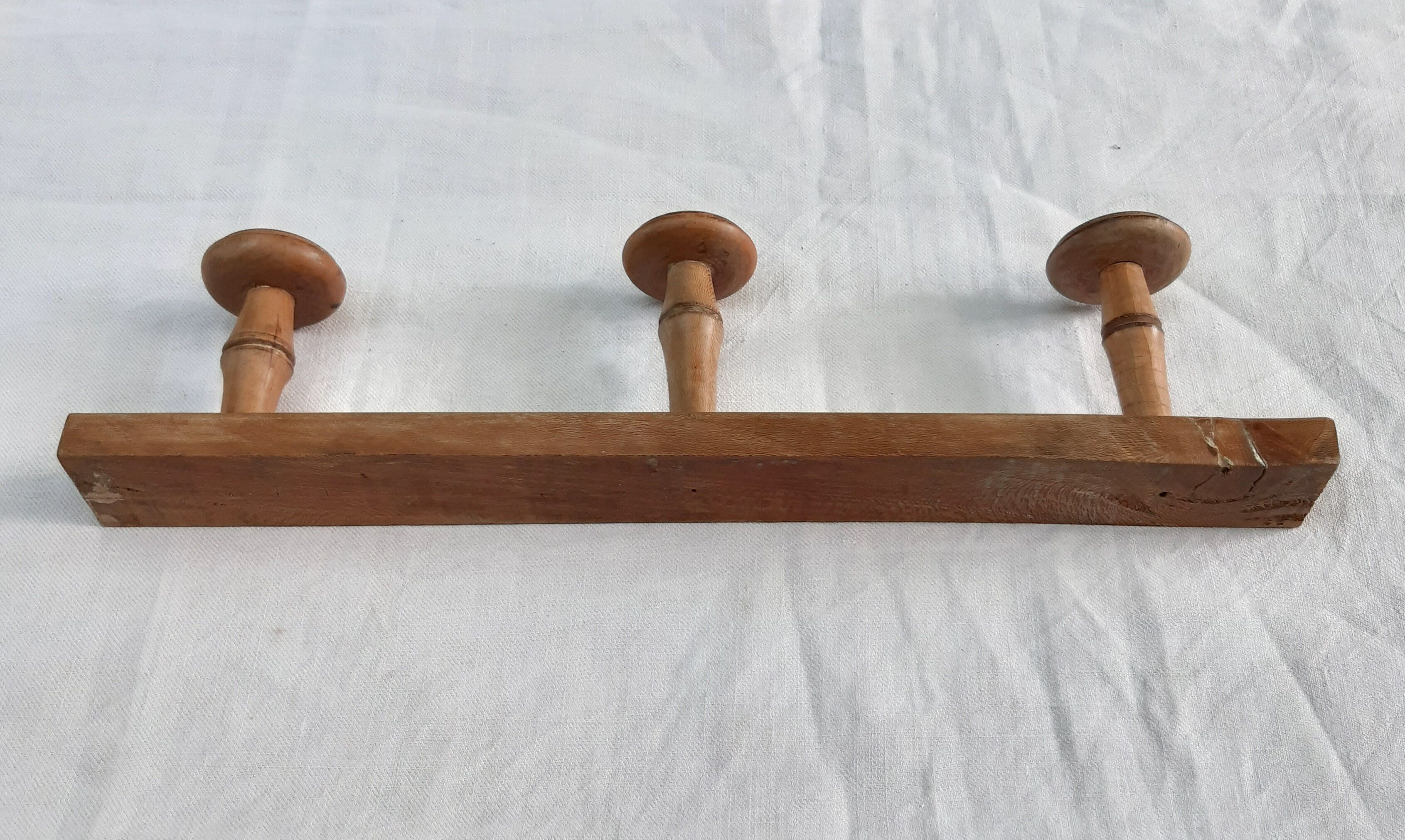 wooden coat rack