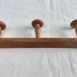 wooden coat rack