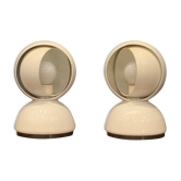 Pair of Eclisse Lamps by Vico Magistretti for Artemide, 1970