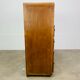 Art Deco work cabinet with drawers, in oak, chest of drawers format.