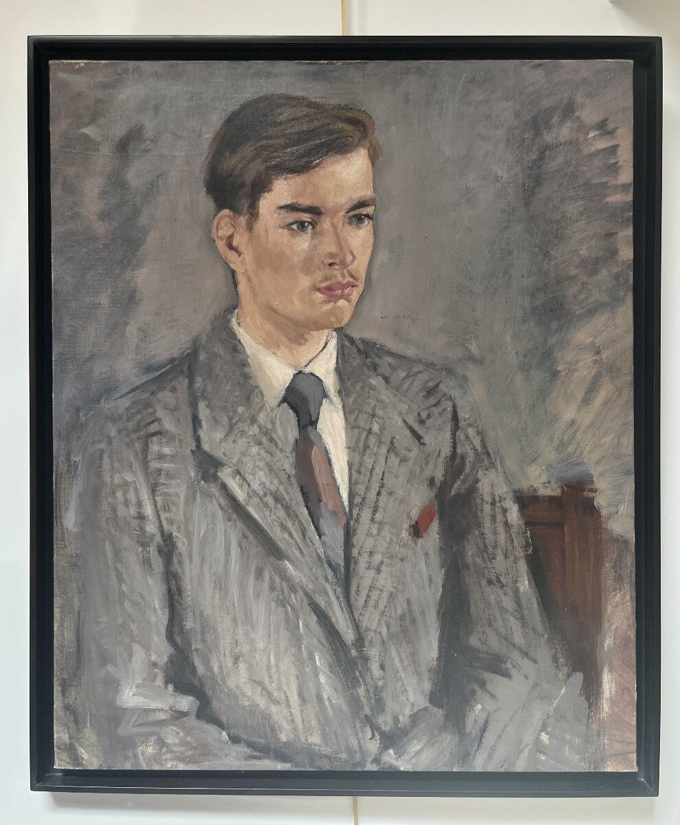 Portrait of a Young Man, oil on canvas signed