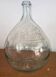 Old Dame-Jeanne Signed SN (Souchon-Neuvesel) - Blown Glass Turquoise