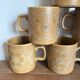 8 stoneware mugs