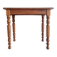 Table ancienne - bureau en bois massif pieds tournés