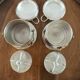 Individual silver-plated Art Deco coffee pots