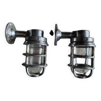 Two passageway wall lights