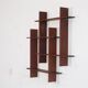 Etagere vintage scandinave en teck 1960