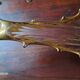 Vintage fruit bowl in crystal and gold from Royal Crystalery of Bayel.