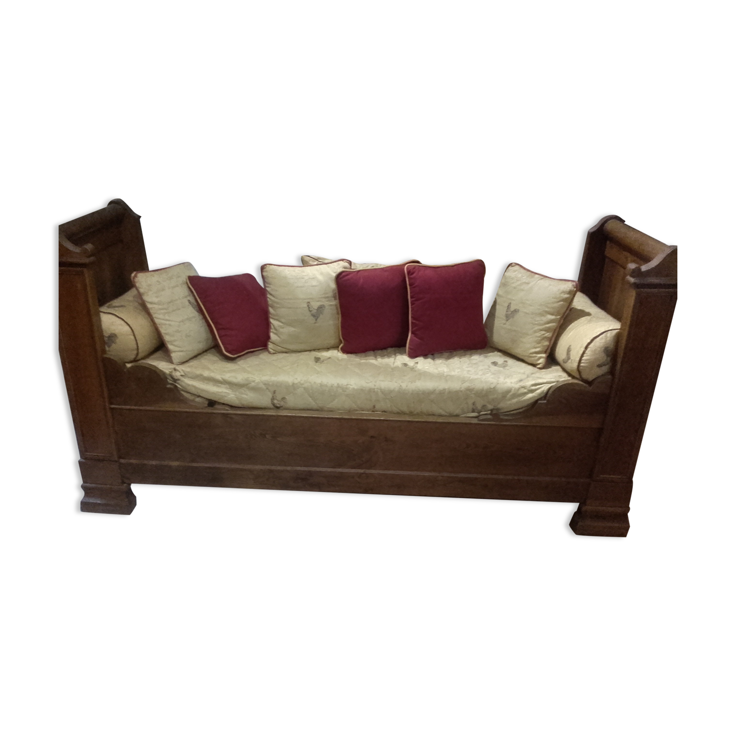 Canape oak Louis philippe