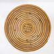 Bohemian plant stand or side table in rattan and bamboo - 1960s