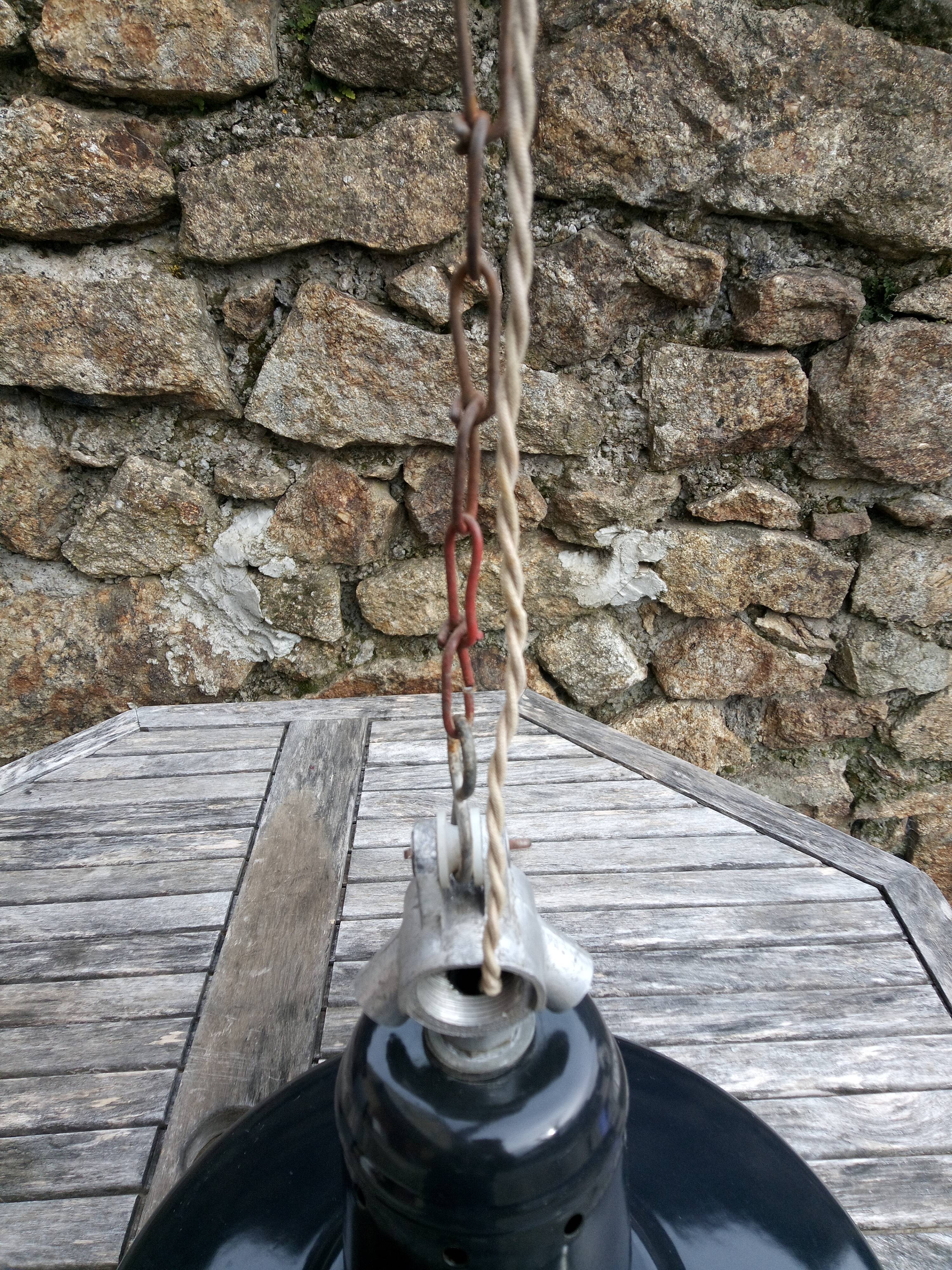 Industrial / factory suspension - Enamelled sheet metal - Ø 41.5 cm