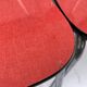 Set of 4 vintage chairs in pop red formica 1960s