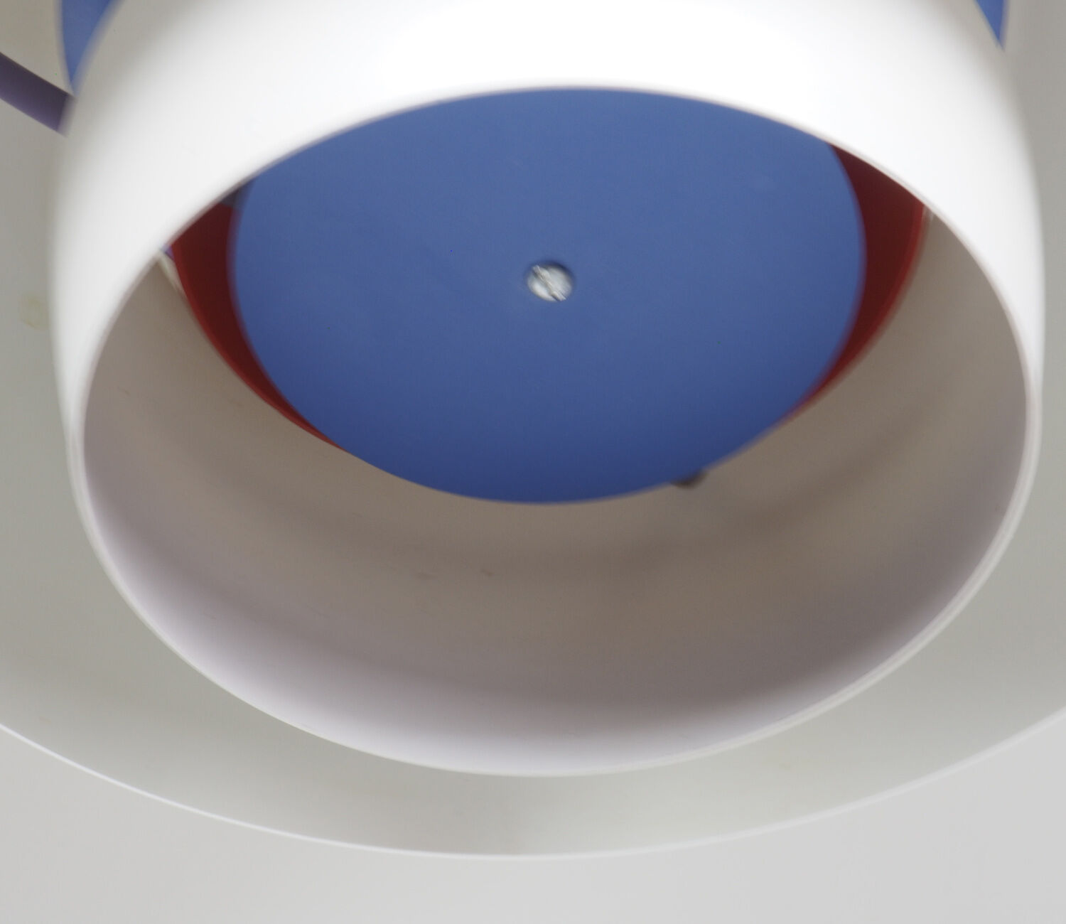 PH5 white hanging lamp by Poul Henningsen for Louis Poulsen