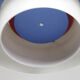 PH5 white hanging lamp by Poul Henningsen for Louis Poulsen