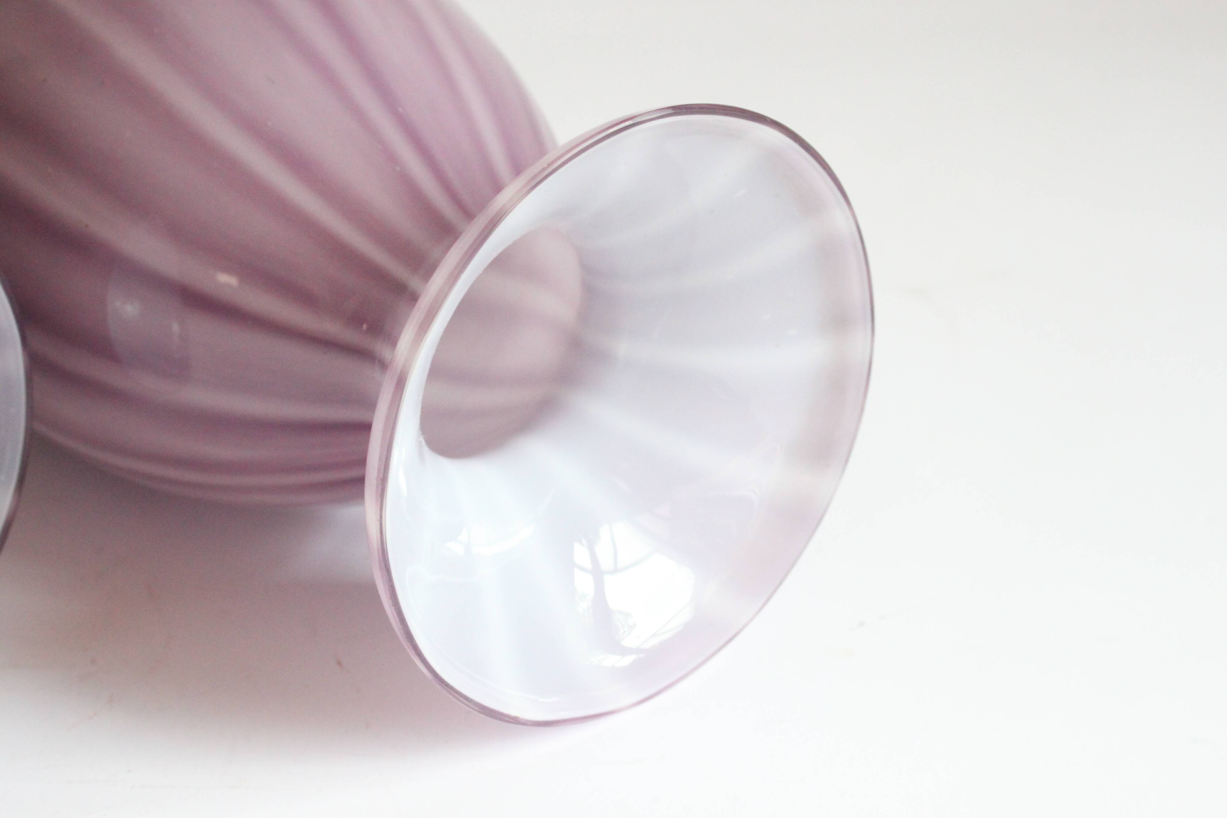 Art Nouveau glass vases by Franz Welz, Czech republic 1930s.