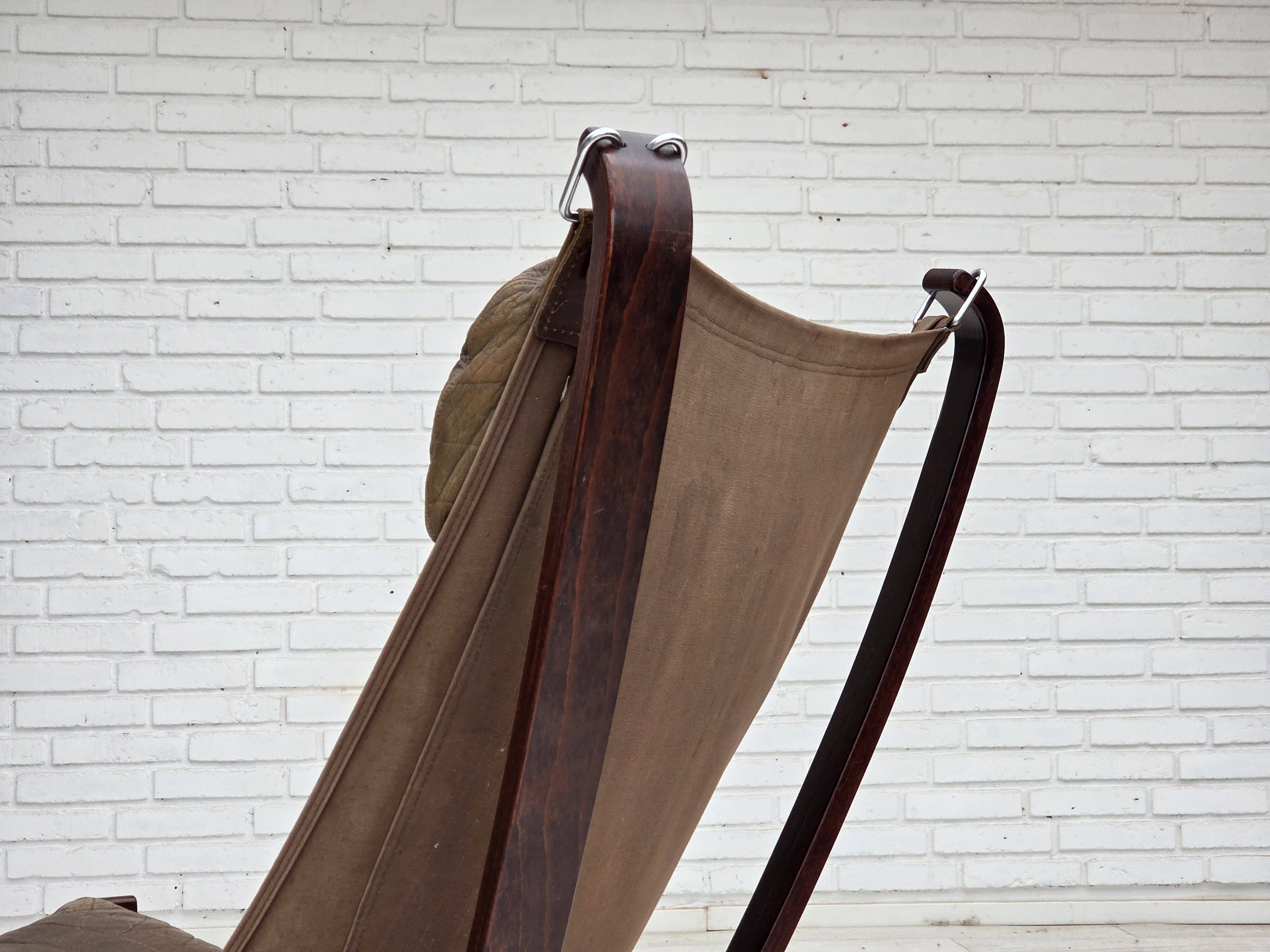 1970s, Norwegian design by Sigurd Ressel, armchair model "Falcon".