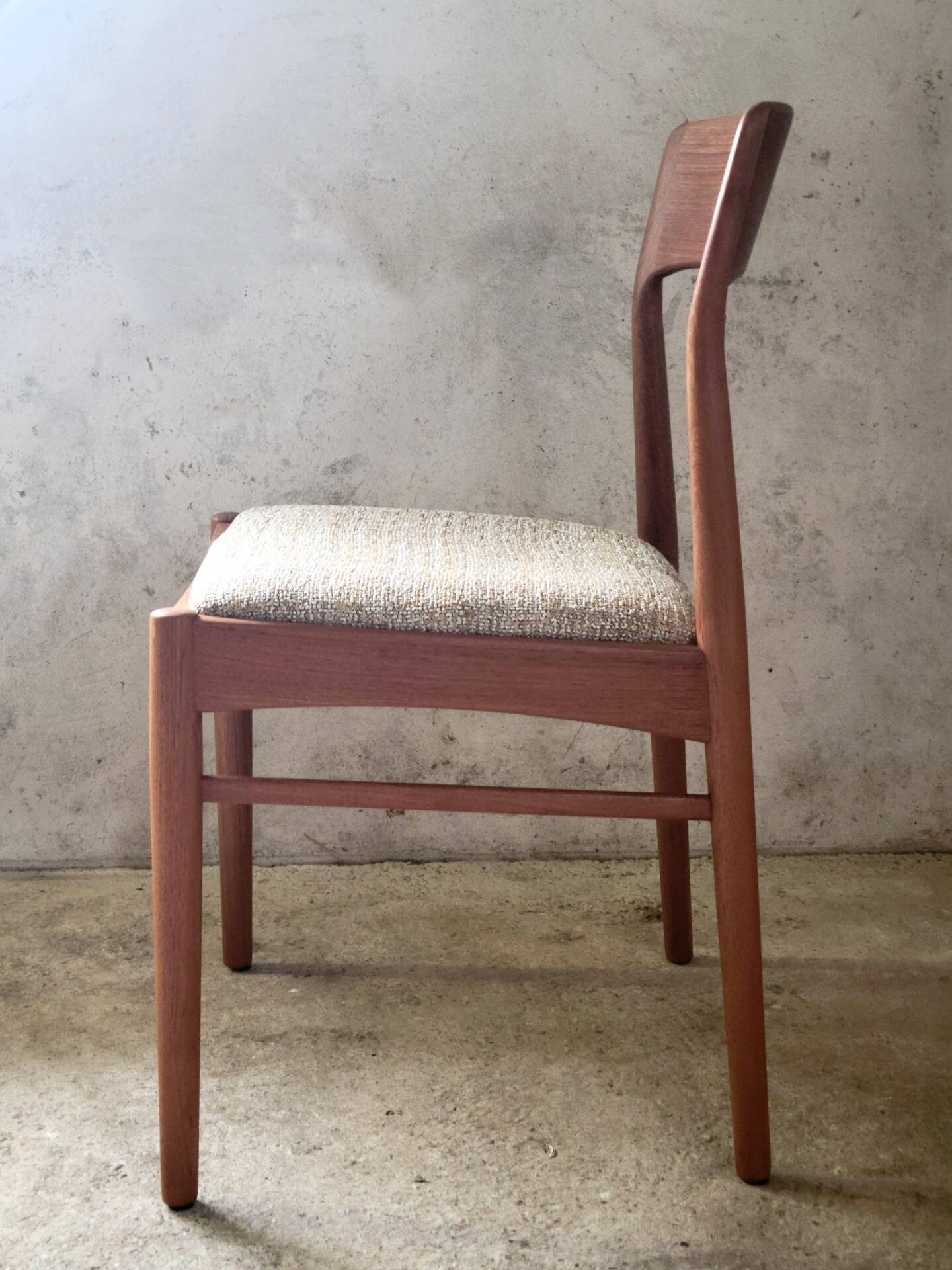Set of 6 Henning Kjærnulf chairs for KS Møbler in teak, Denmark 1960