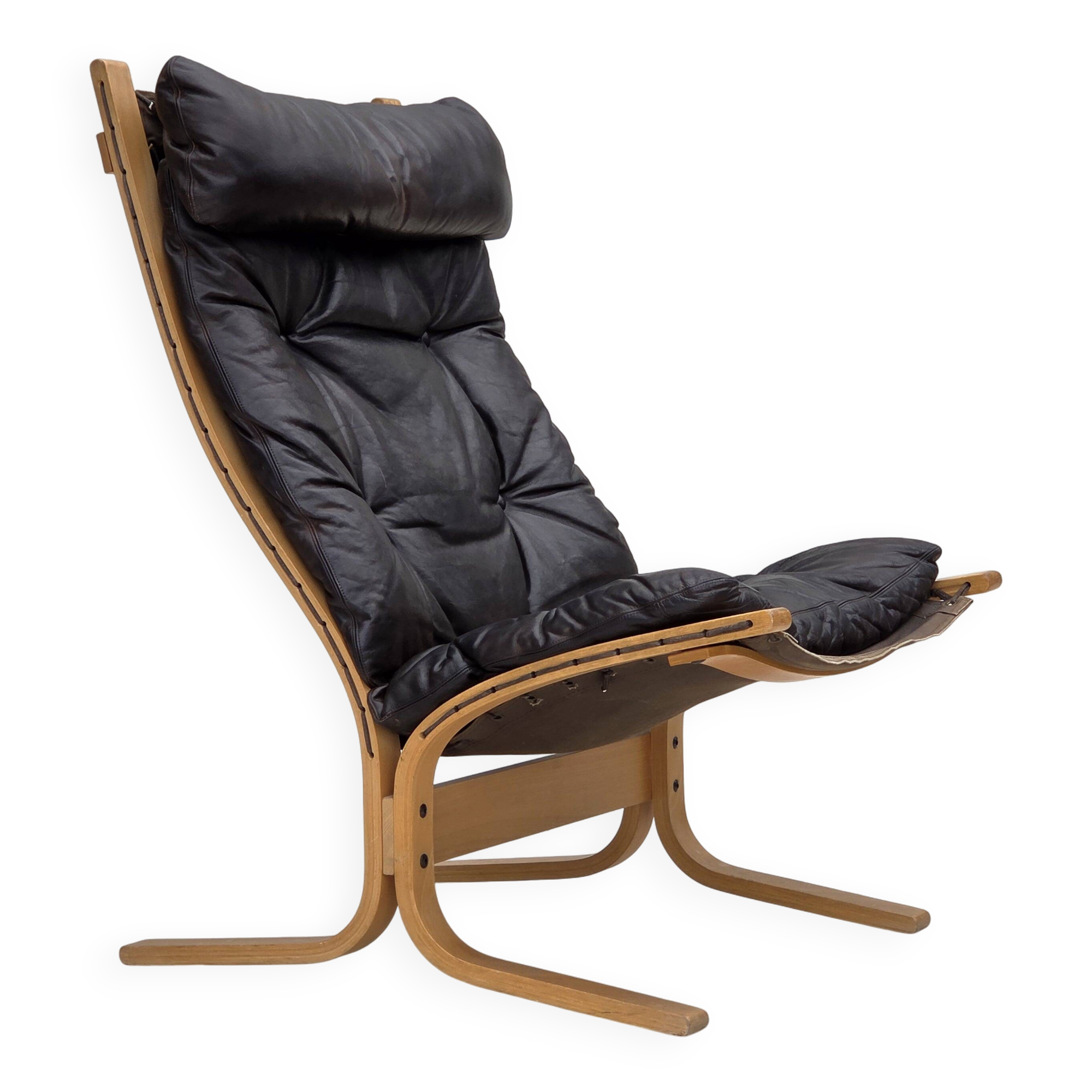 1970s, Norwegian design by Ingmar Relling, lounge chair model "Siesta".