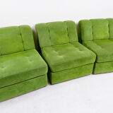 1970s vintage sofa with 3 elements