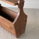 Wooden magazine rack