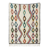 Traditional colourful Azilal Moroccan rug