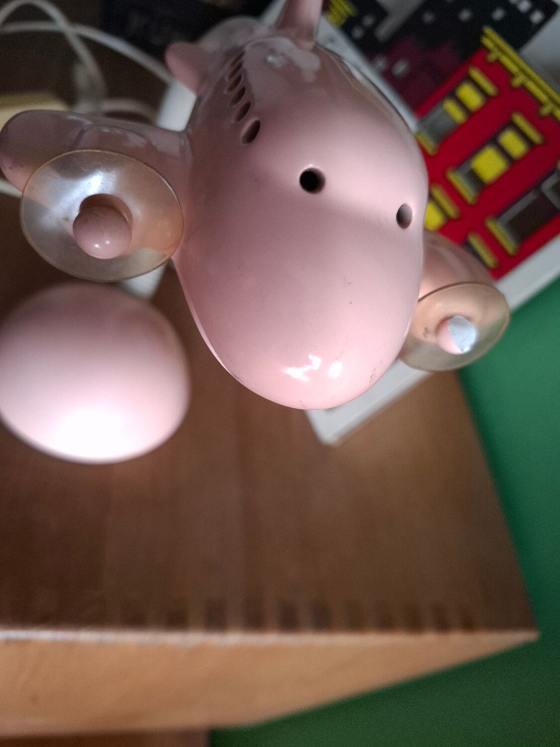 Ceramic airplane lamp