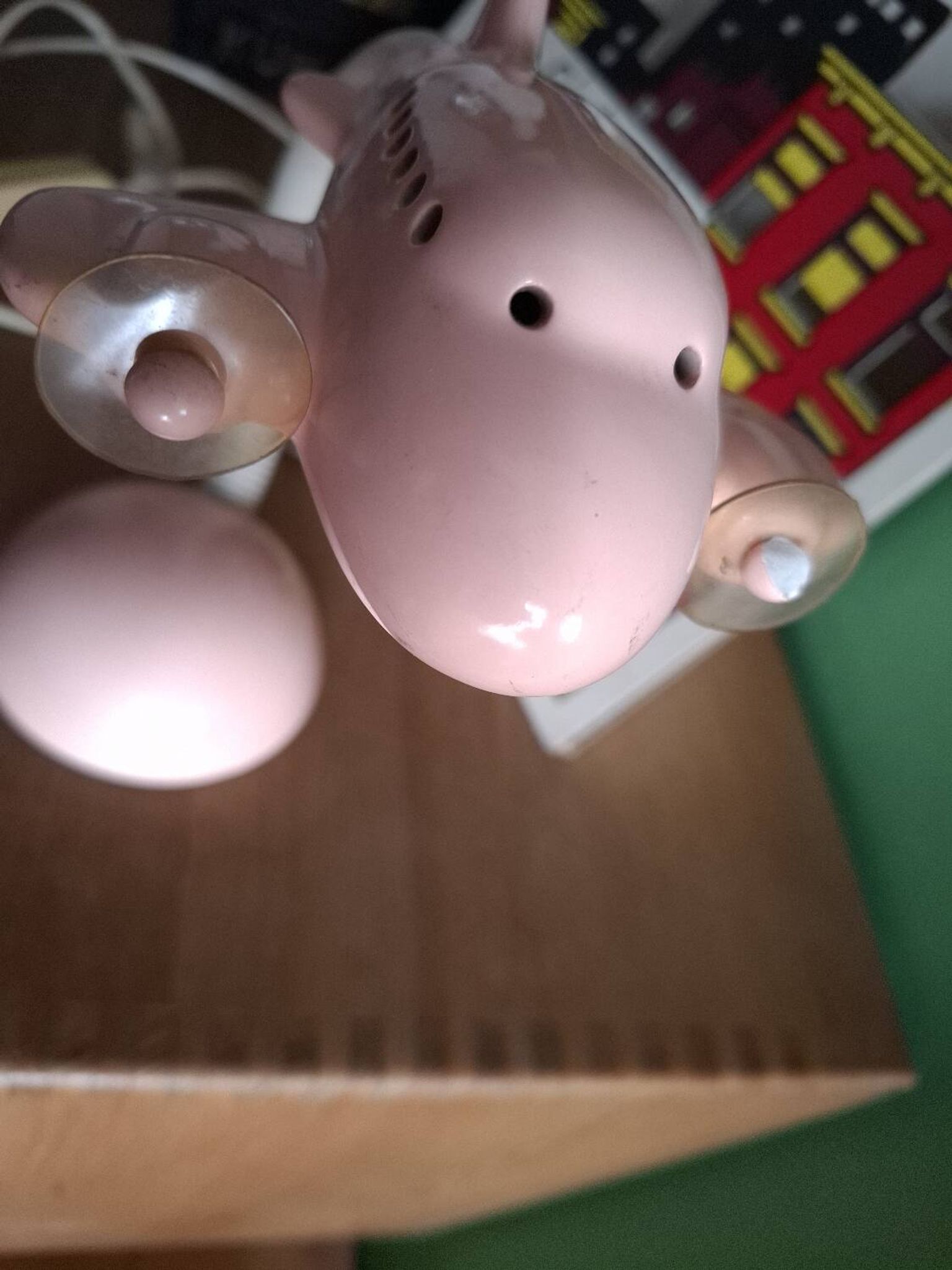 Ceramic airplane lamp