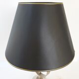 Lampe de table boule dorée 1970