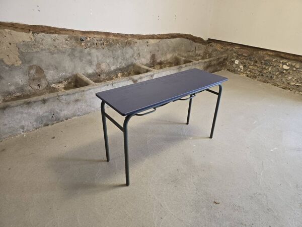 Bureau d'écolier double avec porte-cartables