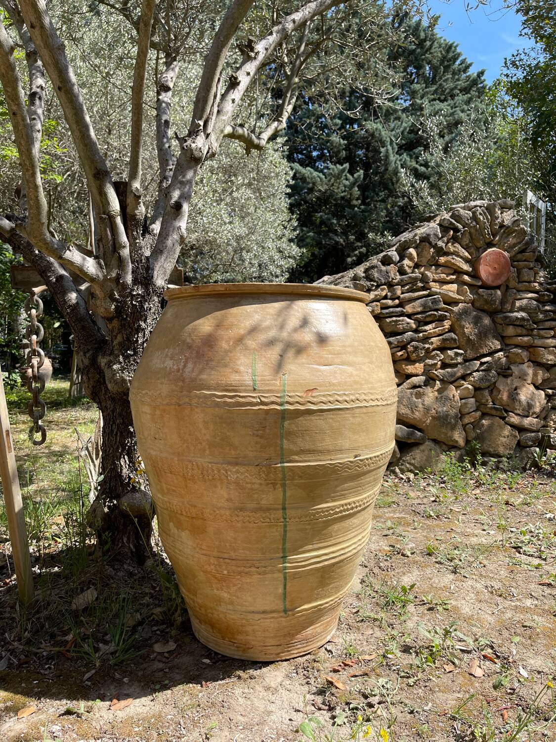 Terracotta pot jar