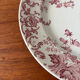Lot de 6 assiettes à dessert Terre de Fer rose St Amand Hamage modèle