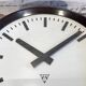 Large Industrial Bakelite Factory Wall Clock From Pragotron, 1960s