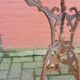 Art Nouveau Cast Iron Garden Table