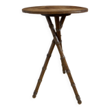 Wooden pedestal or saddle