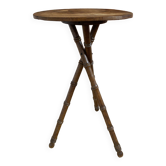 Piédestal ou sellette en bois