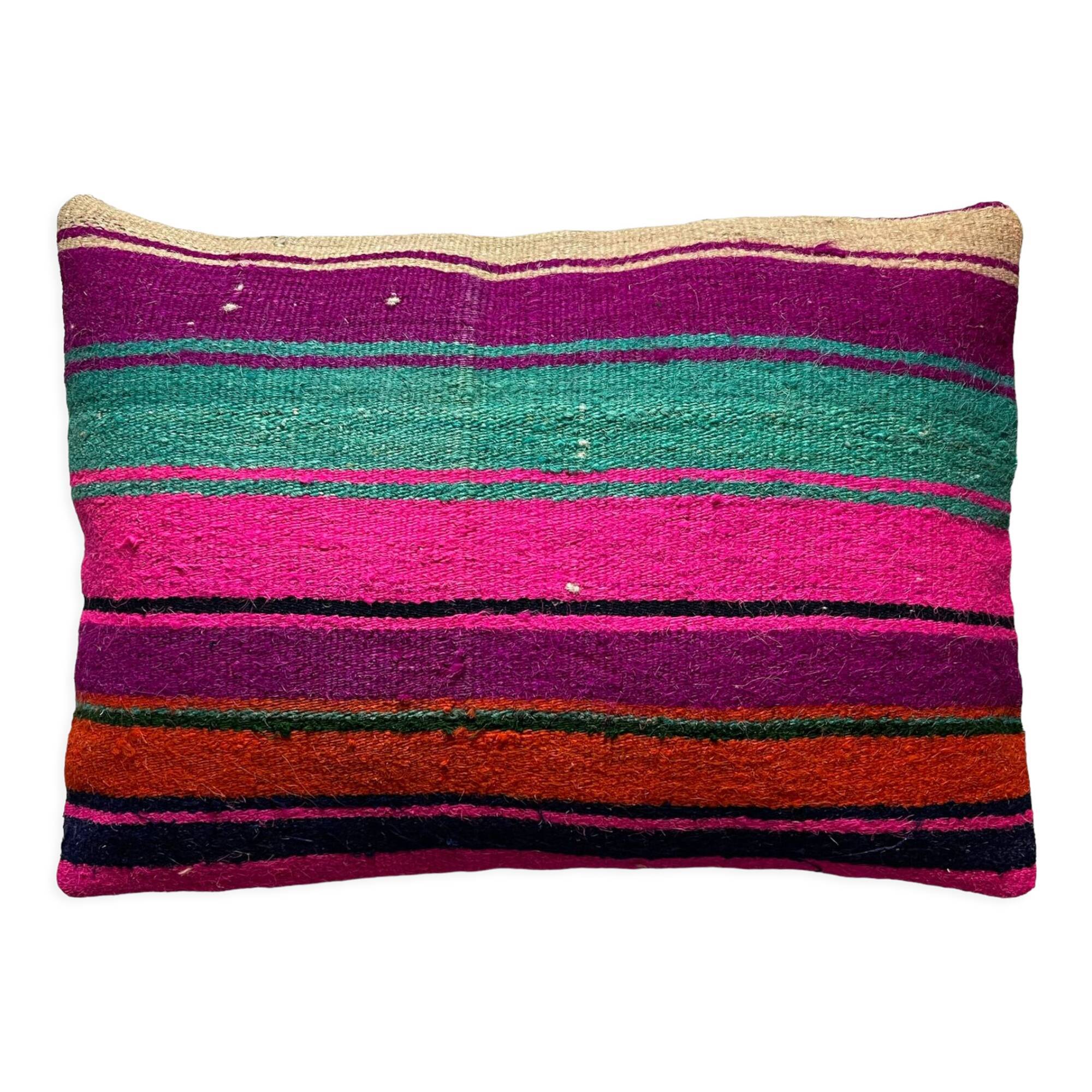 Vintage Turkish handmade cushion cover , 40 x 60 cm