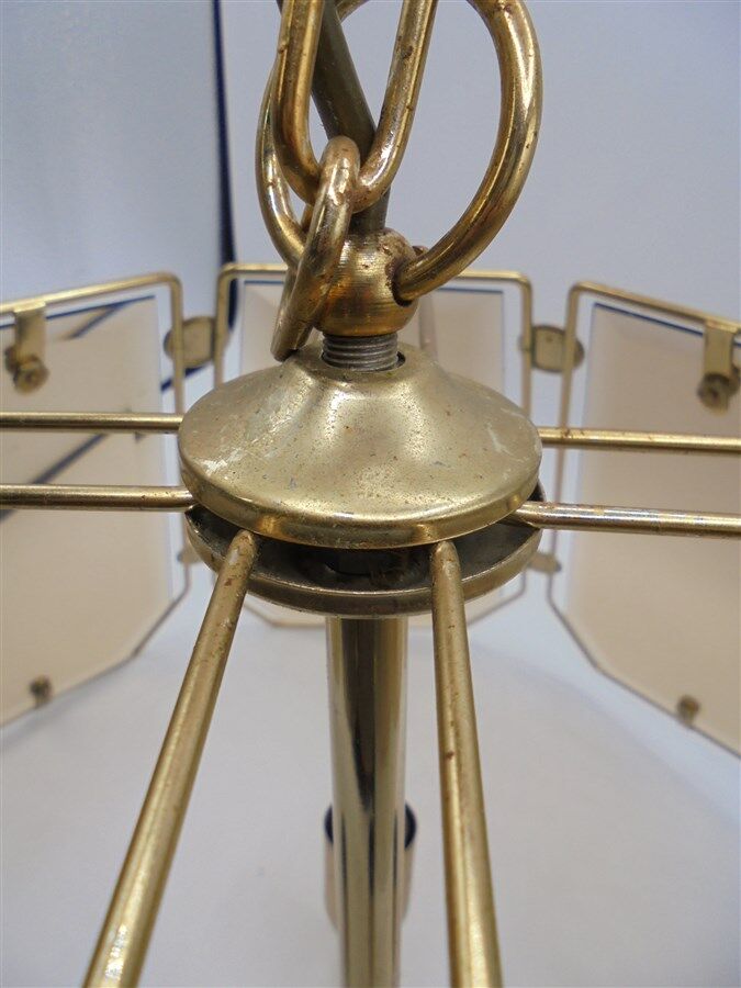 Suspension en verre fumé