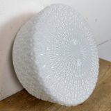 Vintage Wall Or Ceiling Light with Milk Glass, 1970s