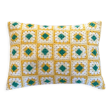 Vintage crochet cushion